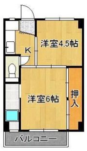 ビレッジハウス萩原 5号棟の間取り画像