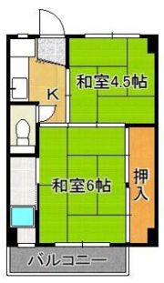 ビレッジハウス萩原 5号棟の間取り画像