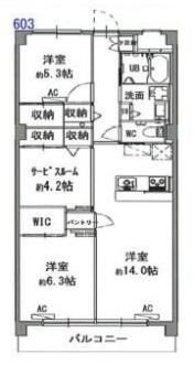 グランメール戸田Ⅱの間取り画像