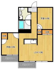 Moon中原東 B棟の間取り画像