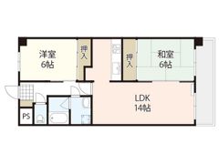 メゾン山嘉Ⅲの間取り画像