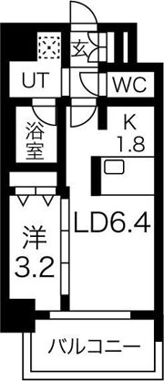 メイクス今池02の間取り画像