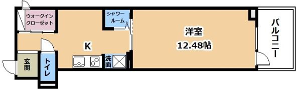 VENTBLEU御幸町の間取り画像