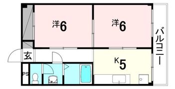 コーポ永田の間取り画像