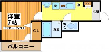 エスポワール本町の間取り画像