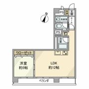 早稲田永谷マンションの間取り画像