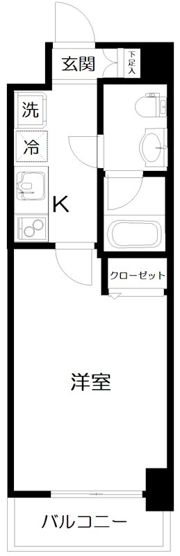 PARK SQUARE国府台の間取り画像