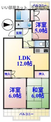ビューコート学園台の間取り画像