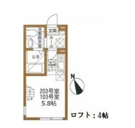 ハーミットクラブハウスマットーネBの間取り画像