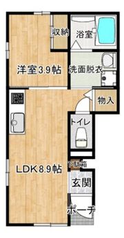 エルミタージュの間取り画像