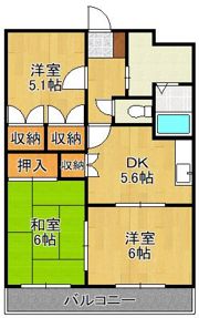 プロニティ行橋Aの間取り画像