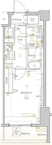 DIPS北千住の間取り画像