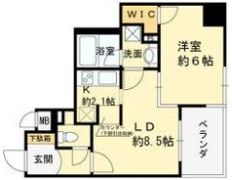 エステムプラザ梅田中崎町Ⅱの間取り画像