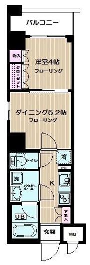 日神デュオステージ馬車道の間取り画像