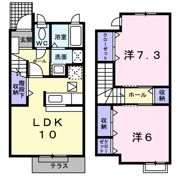 ベル グランデ ヤサカ Aの間取り画像
