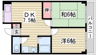澤村マンションの間取り画像