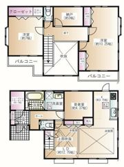 川越市仙波町4丁目戸建の間取り画像