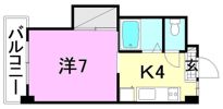ミラハイツ枝松の間取り画像