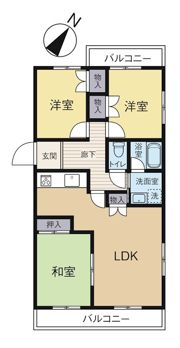フィオーレ佐鳴台の間取り画像
