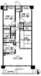サンスーシ南千里の間取り画像