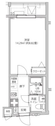 LUMEED飯田橋の間取り画像