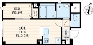 ヴィッラ アルテの間取り画像