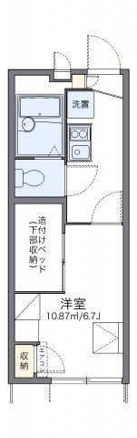 レオパレスコーポ柴又の間取り画像
