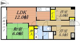 メゾンサファイアの間取り画像