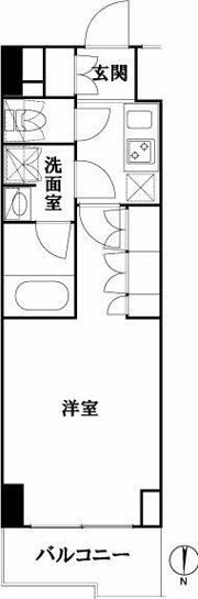 ルーブル池袋弐番館の間取り画像