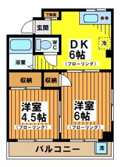 シャトレー富士の間取り画像