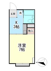 キャッスルハイツの間取り画像