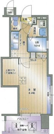 アクタス薬院大通りの間取り画像