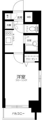 シンシア新中野ozioの間取り画像