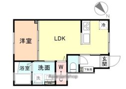 EdgeMoment下堀 B棟の間取り画像