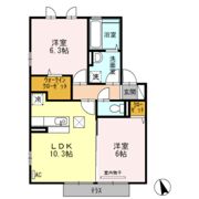 セジュールグランデ B棟の間取り画像