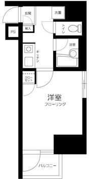 スカイコート高田馬場第3の間取り画像