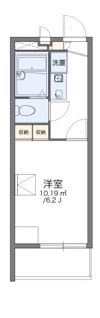 レオパレスエバグリーンの間取り画像