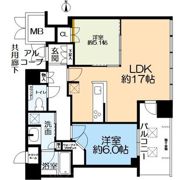 ジオタワー天六の間取り画像