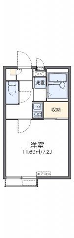 レオパレスKS蔭山の間取り画像