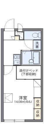 レオパレスアメニティハイツの間取り画像