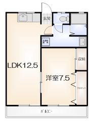 川渕マンションの間取り画像