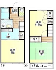 コーポエンドウの間取り画像