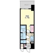 Quintet NAMBA(旧：レジュールアッシュNAMBA)の間取り画像