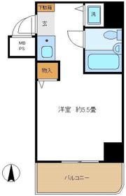 ロワレール横浜西壱番館の間取り画像