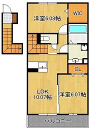 comfortas Kの間取り画像