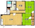 カレッジヒルズ A棟の間取り画像