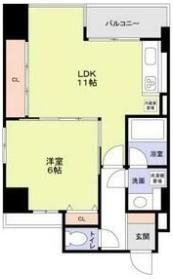 K-CRAFT UMEDA161の間取り画像