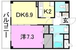 フォブール一色Vの間取り画像