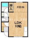 コーポ21の間取り画像