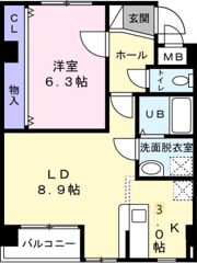 東仙台レジデンス弐番館の間取り画像